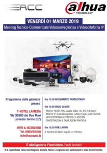 meeting videosorveglianza e videocitofonia Ip in Calabria